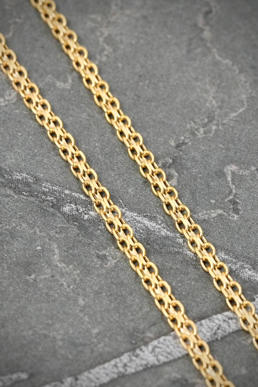 Cadena China 2.8gr / 45cm / 2.4mm — Oro Amarillo
