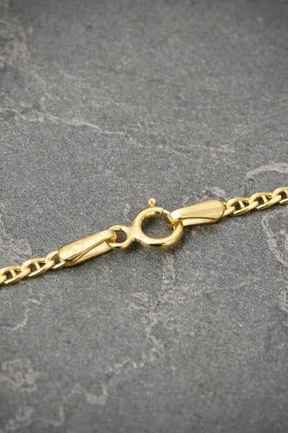 Cadena Escalera 1.95gr / 45cm / 1.7mm — Oro Amarillo