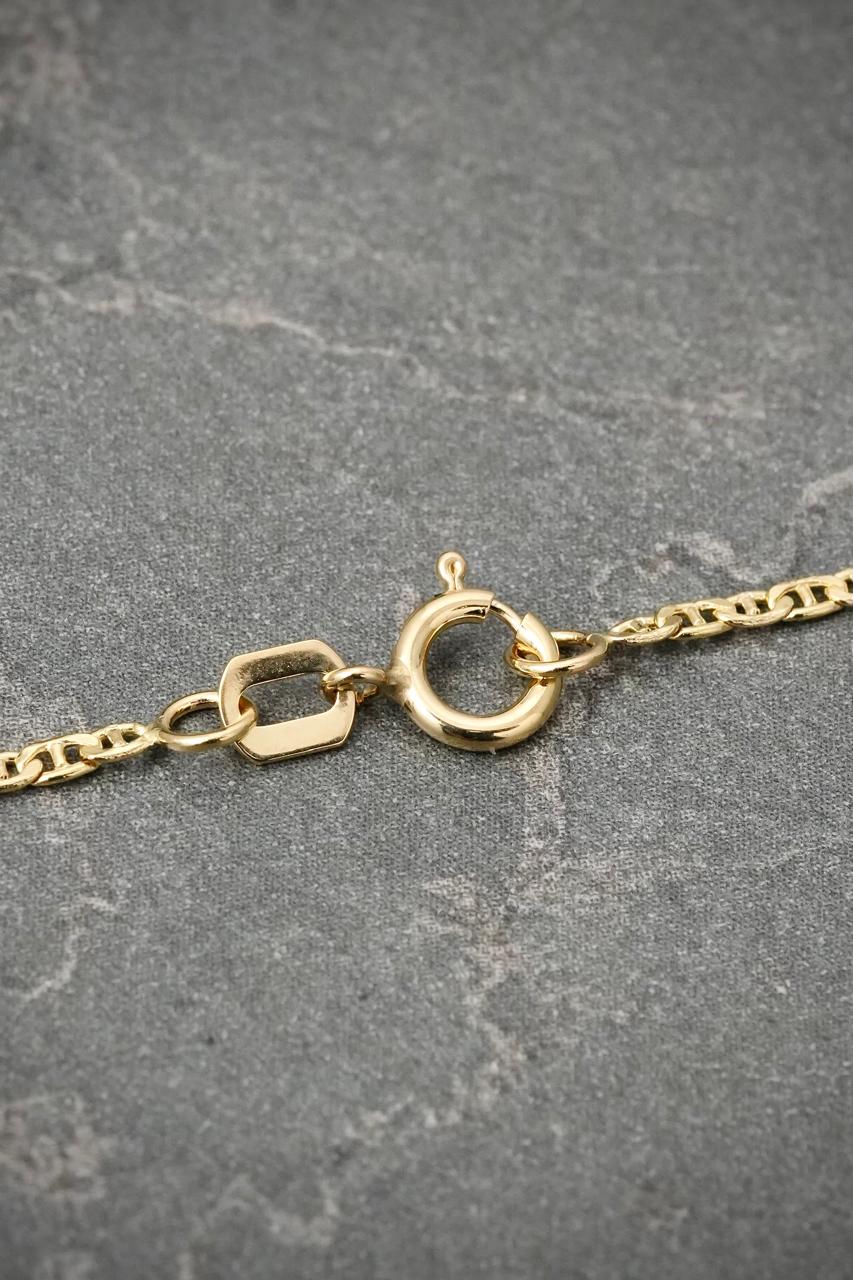 Cadena Escalera 1.2gr / 45cm / 1.4mm — Oro Amarillo