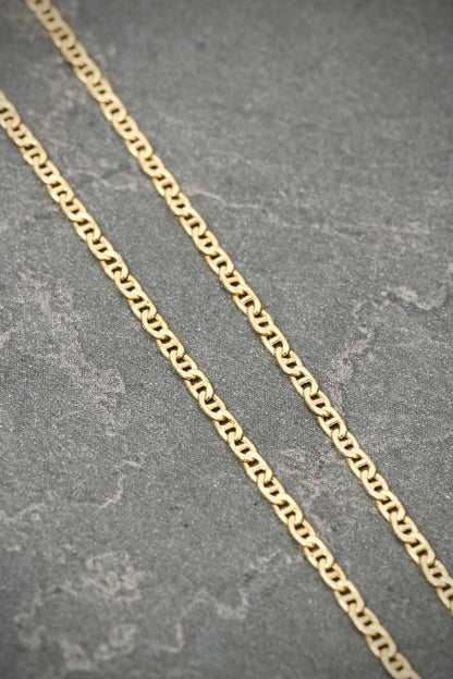Cadena Escalera 1.2gr / 45cm / 1.4mm — Oro Amarillo