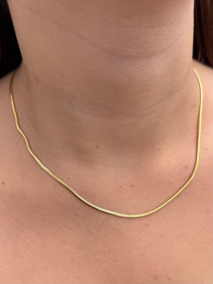 Cadena Veneciana Especial 4.8gr / 45cm / 2.1mm — Oro Amarillo