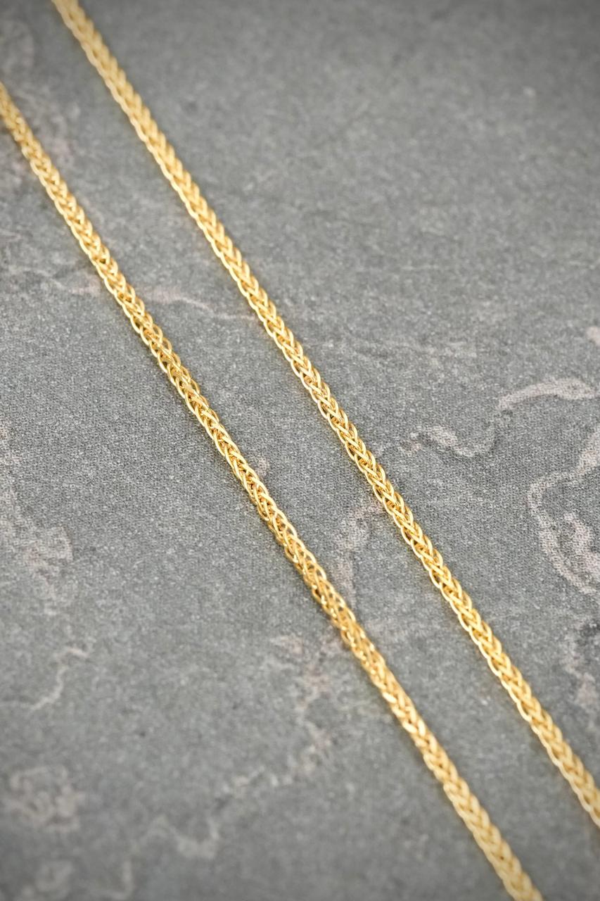 Cadena Franco 1.65gr / 45cm / 0.8mm — Oro Amarillo