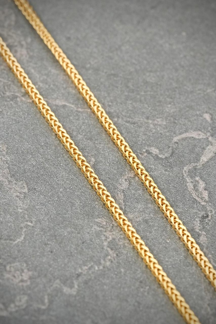 Cadena Franco 2.15gr / 45cm / 1.4mm — Oro Amarillo