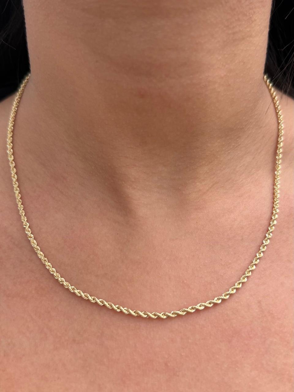Cadena Lazo 2.1gr / 45cm / 2.2mm — Oro Amarillo