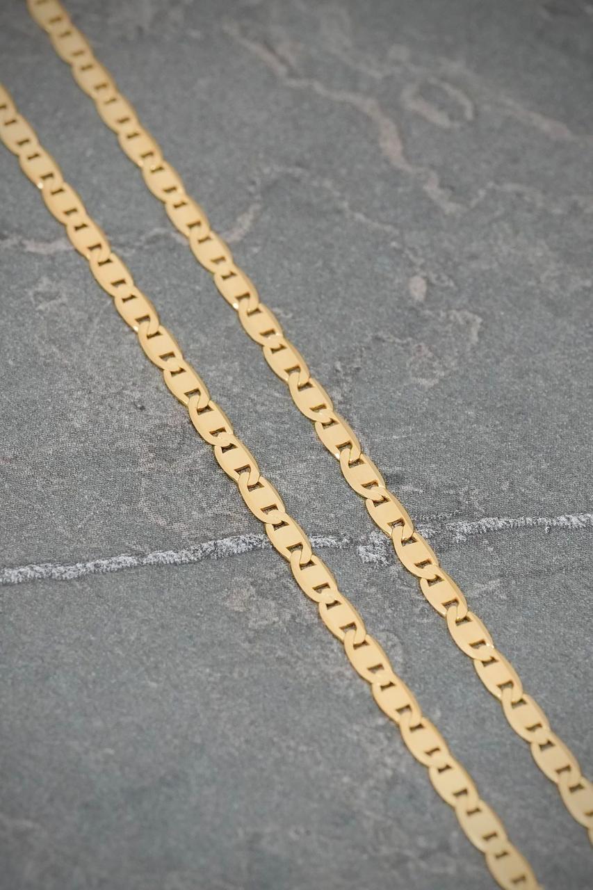 Cadena Plana 3.85gr / 45cm / 2.2mm — Oro Amarillo