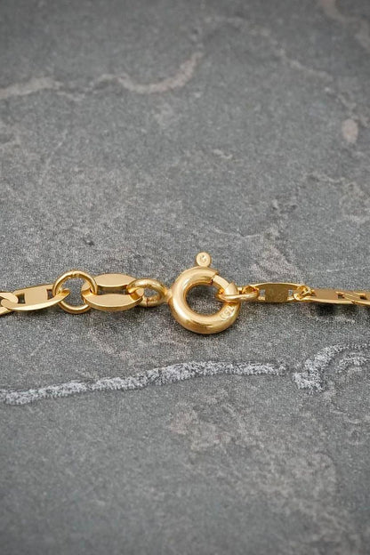 Cadena Plana 3.85gr / 45cm / 2.2mm — Oro Amarillo