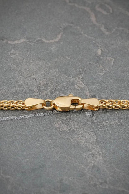Cadena Franco 4.9gr / 45cm / 2.4mm — Oro Amarillo