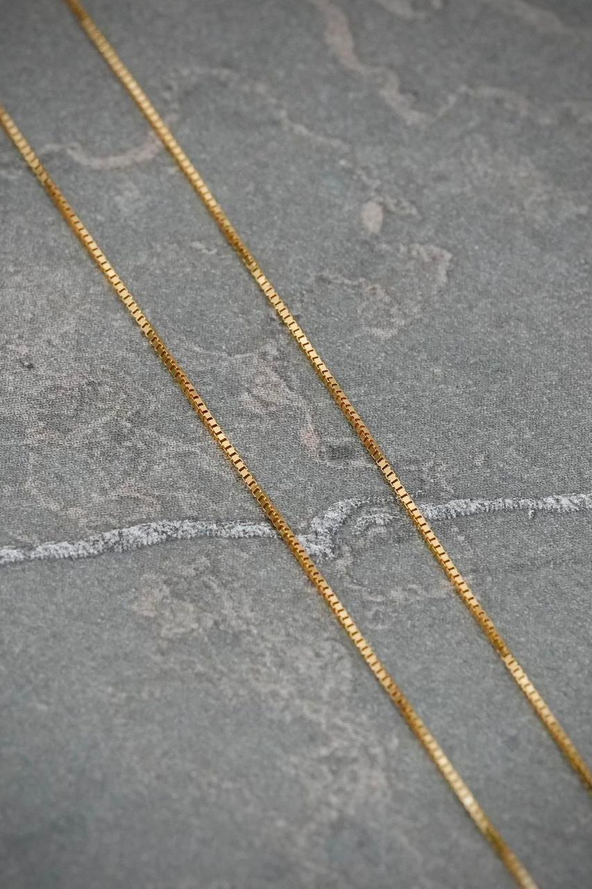 Cadena Veneciana 0.8gr / 40cm / 0.5mm — Oro Amarillo