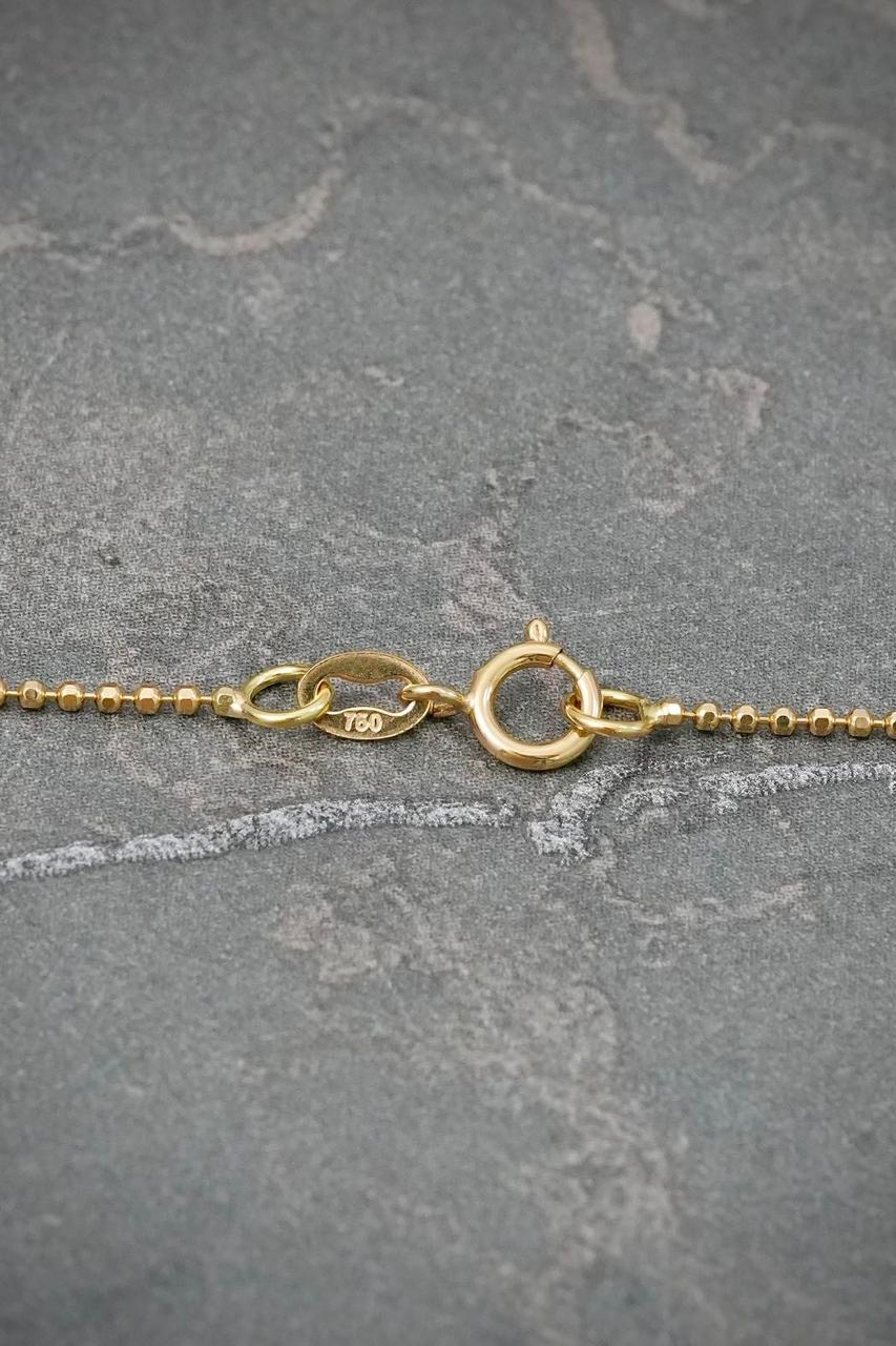 Cadena Mini Militar 1.65gr / 40cm / 1mm — Oro Amarillo