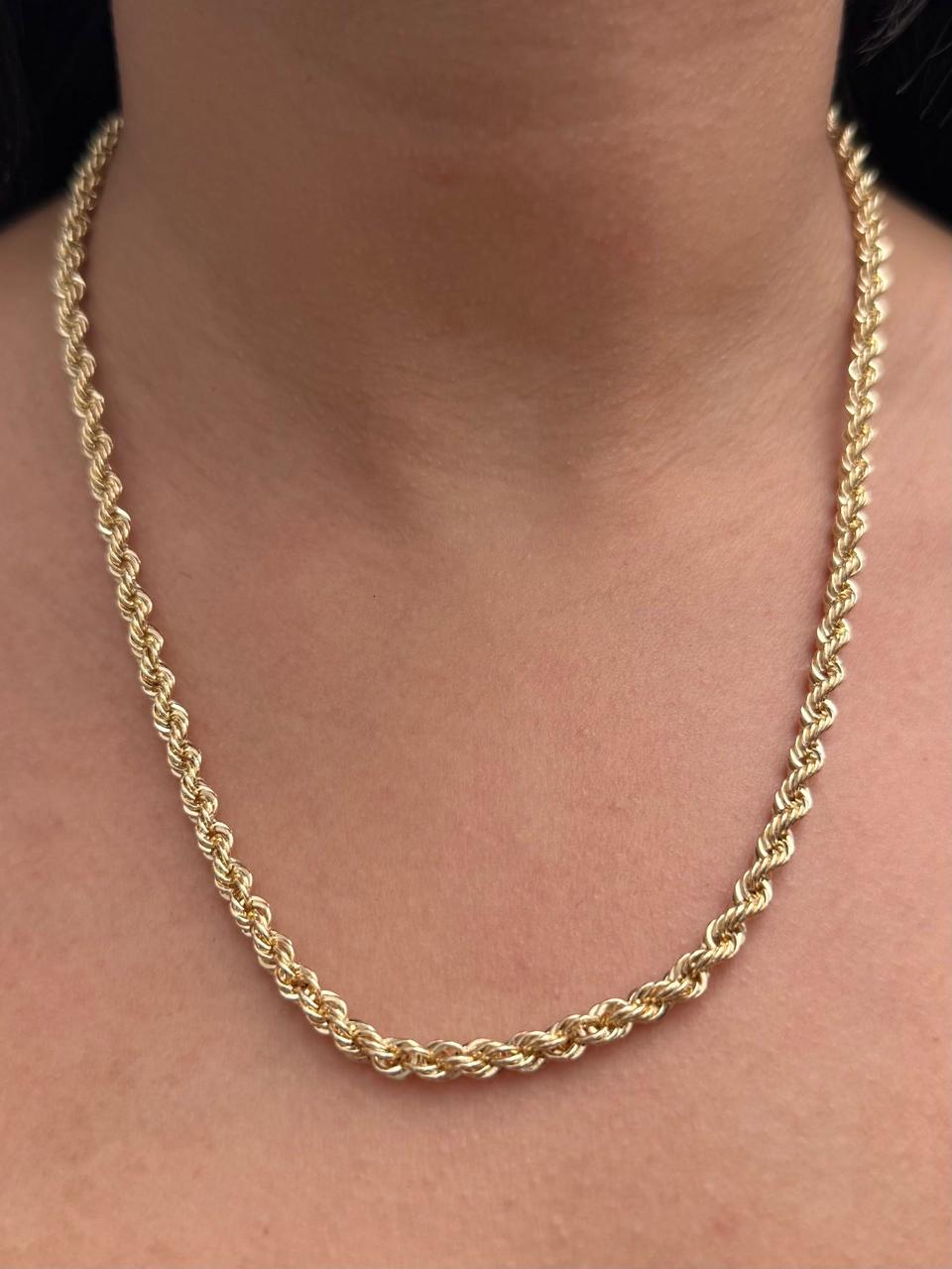 Cadena Lazo 7.7gr / 50cm / 4.4mm — Oro Amarillo