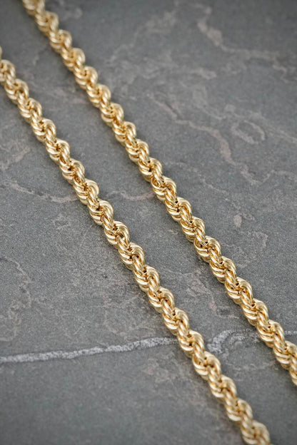 Cadena Lazo 4.75gr / 50cm / 3.3mm — Oro Amarillo