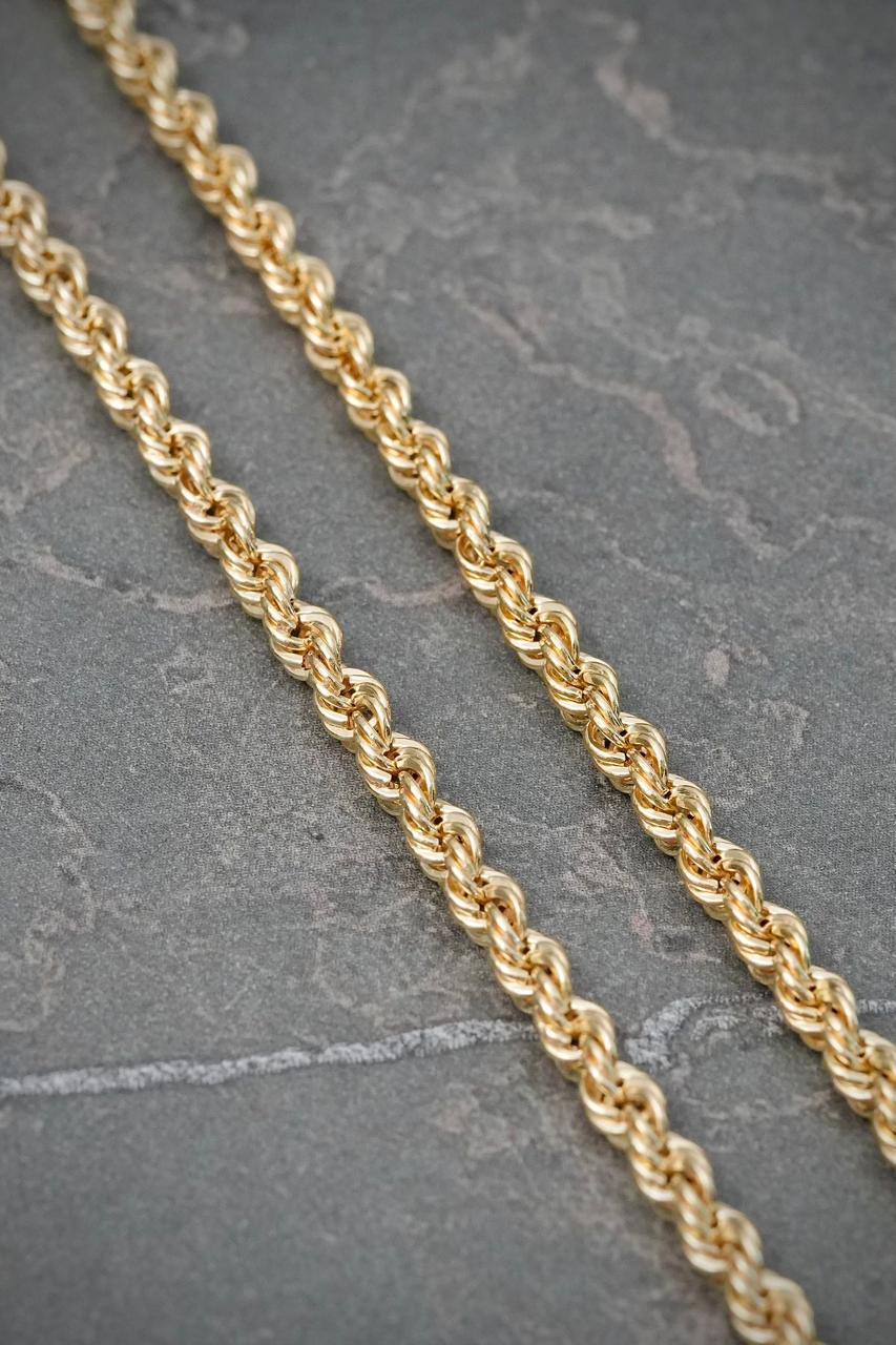 Cadena Lazo 4.75gr / 50cm / 3.3mm — Oro Amarillo