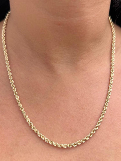 Cadena Lazo 4.75gr / 50cm / 3.3mm — Oro Amarillo