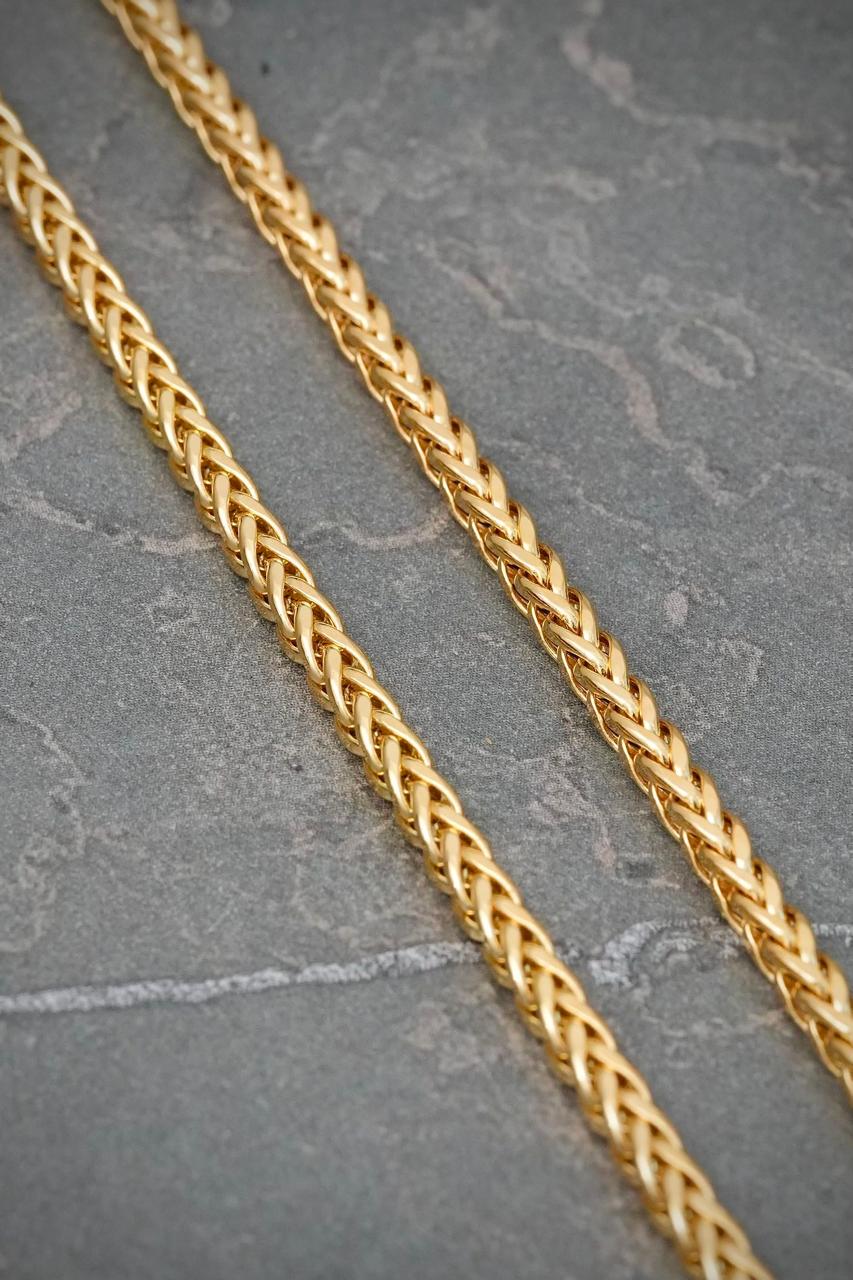 Cadena Franco 3gr / 50cm / 2mm — Oro Amarillo