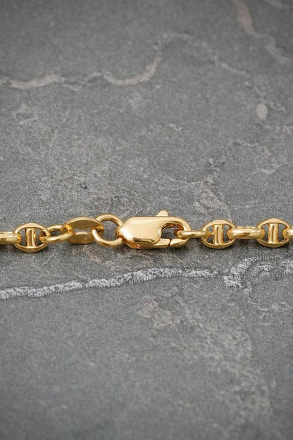 Cadena Escalera 5.55gr / 50cm / 2.9mm — Oro Amarillo