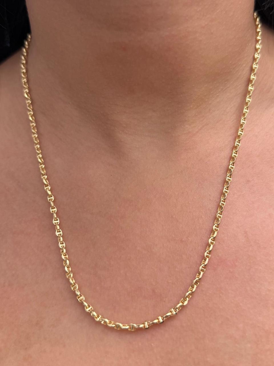Cadena Escalera 5.55gr / 50cm / 2.9mm — Oro Amarillo