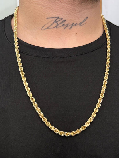 Cadena Lazo 15.2gr / 70cm / 5.5mm — Oro Amarillo