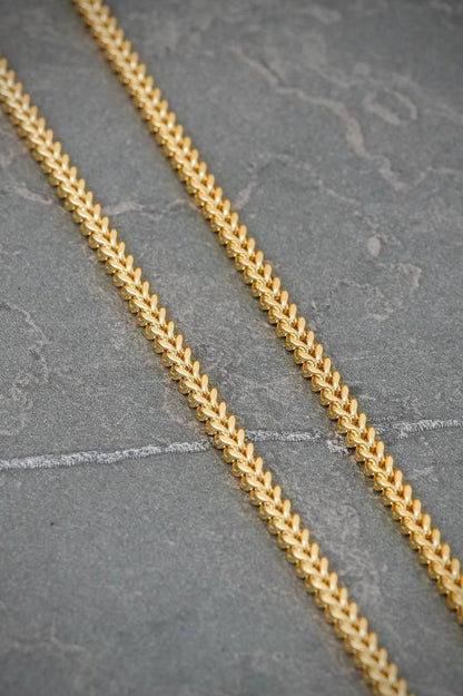 Cadena Franco 12.3gr / 65cm / 2.8mm — Oro Amarillo