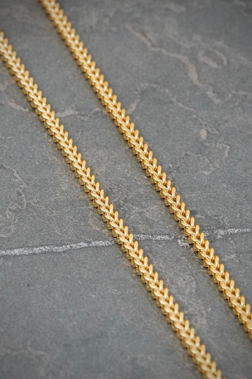 Cadena Franco 12.3gr / 65cm / 2.8mm — Oro Amarillo
