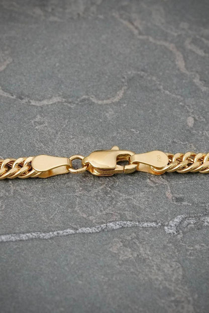 Cadena Cubana 11.35gr / 60cm / 3.7mm — Oro Amarillo