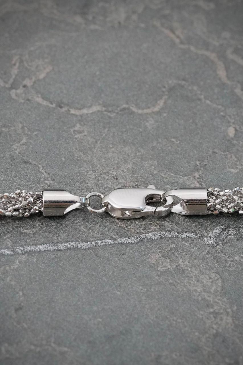 Cadena Diamantada 18.9gr / 60cm / 4.1mm — Oro Blanco
