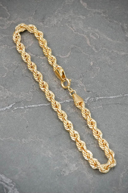 Pulso Lazo 3.3gr / 19.5cm / 4.2mm — Oro Amarillo
