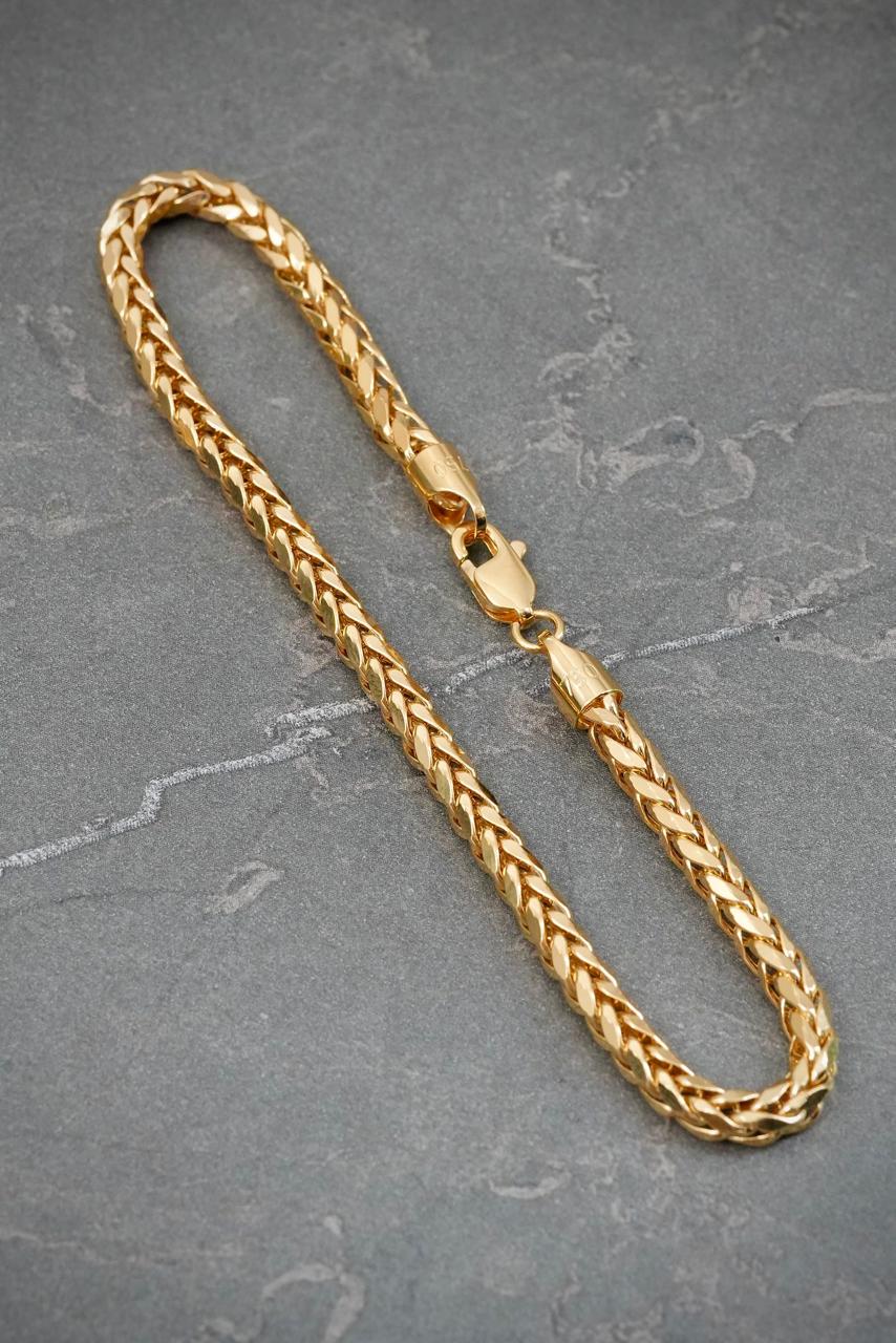 Pulso Franco 4.6gr / 19cm / 3mm — Oro Amarillo
