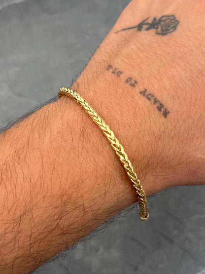 Pulso Franco 4.6gr / 19cm / 3mm — Oro Amarillo