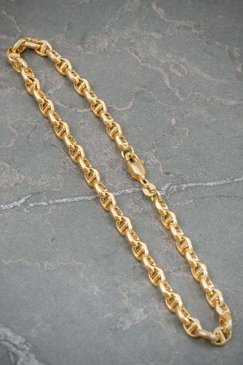 Pulso Escalera 5.4gr / 22cm / 4.5mm — Oro Amarillo