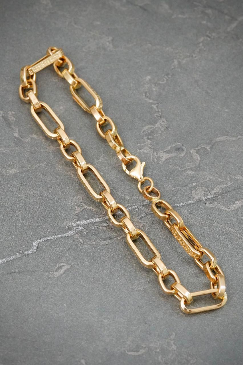Pulso Medusa 3.75gr / 19.5cm / 5.1mm — Oro Amarillo
