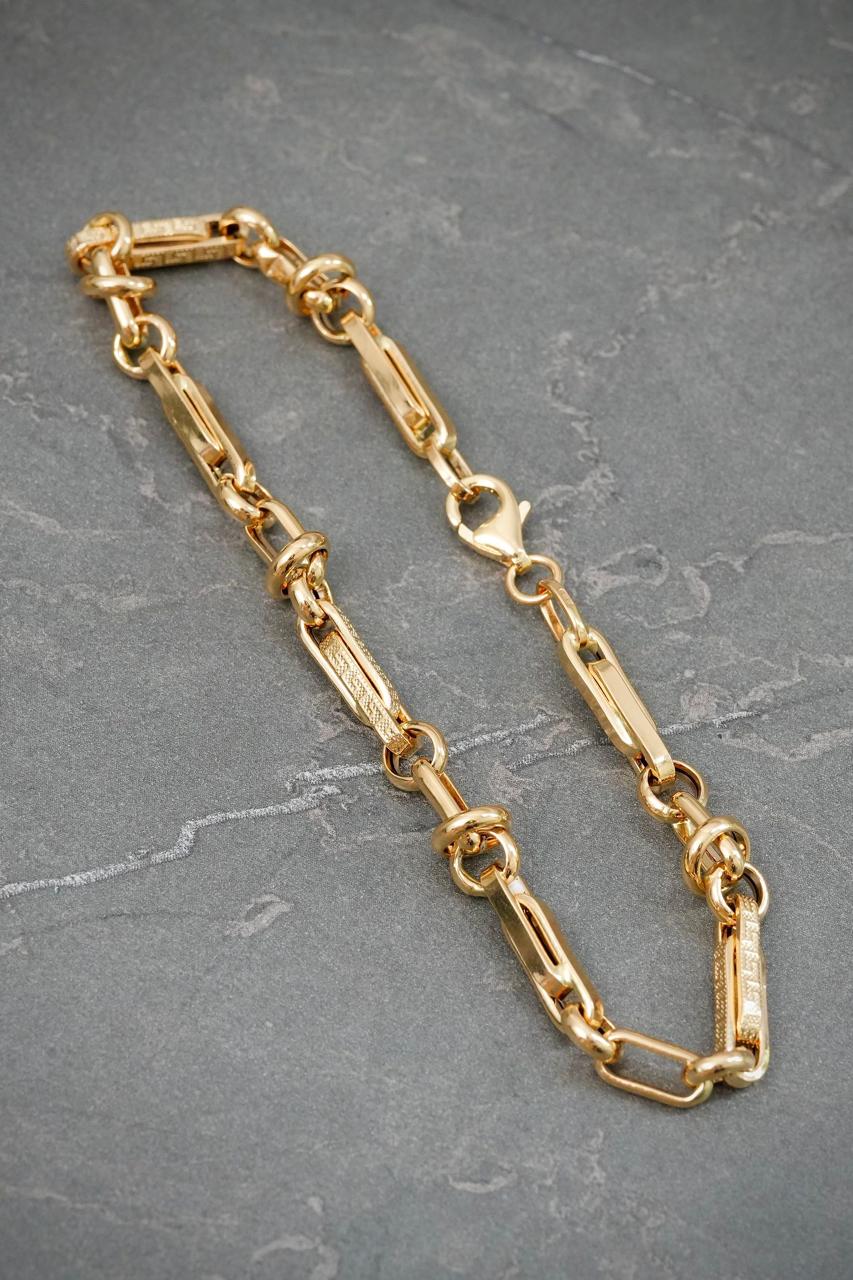 Pulso Medusa 5.2gr / 21.5cm / 7mm — Oro Amarillo