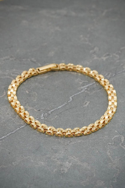 Pulso Rx 9.6gr / 18.5cm / 4.8mm — Oro Amarillo