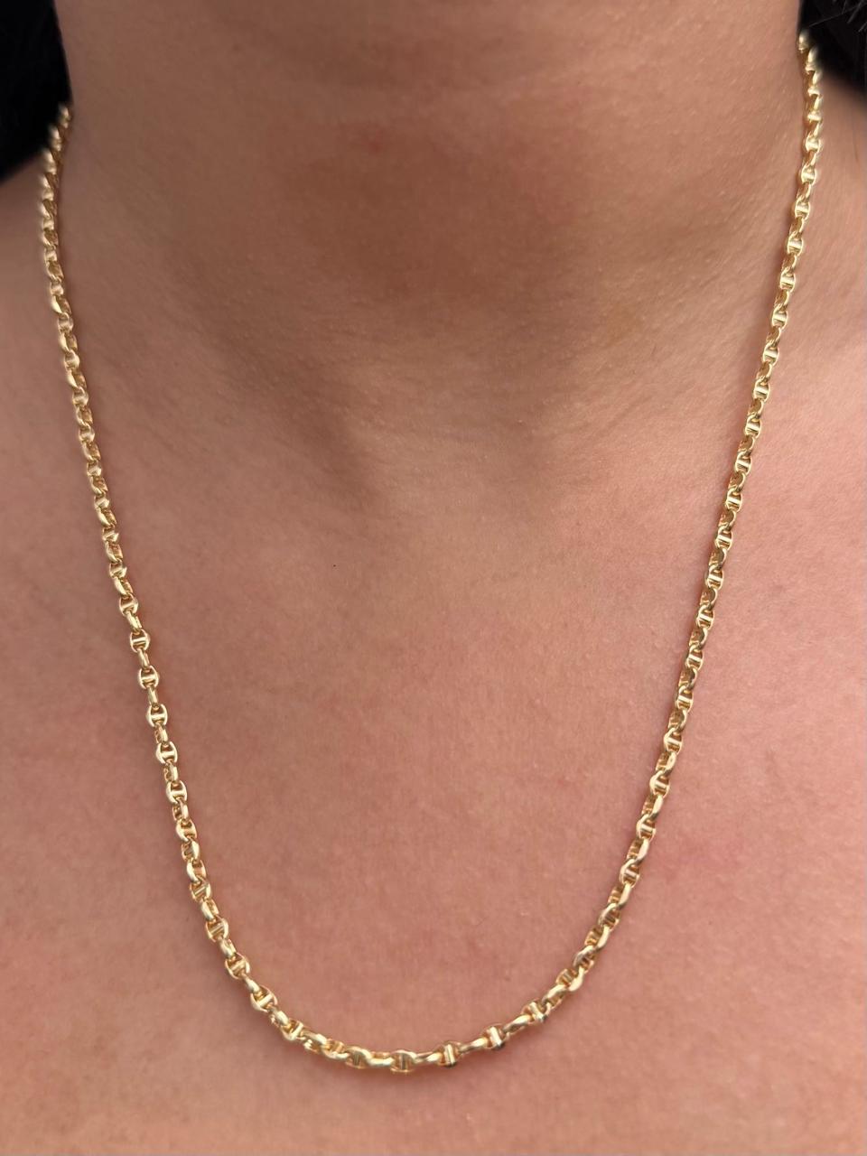 Cadena Escalera 5.5gr / 50cm / 2.9mm — Oro Amarillo