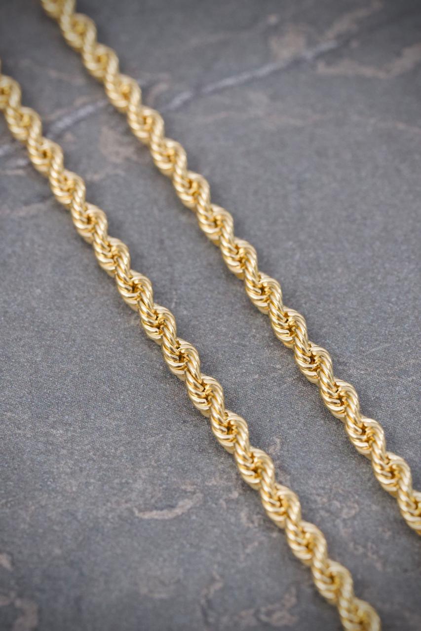 Cadena Lazo 4.5gr / 50cm / 2.7mm — Oro Amarillo