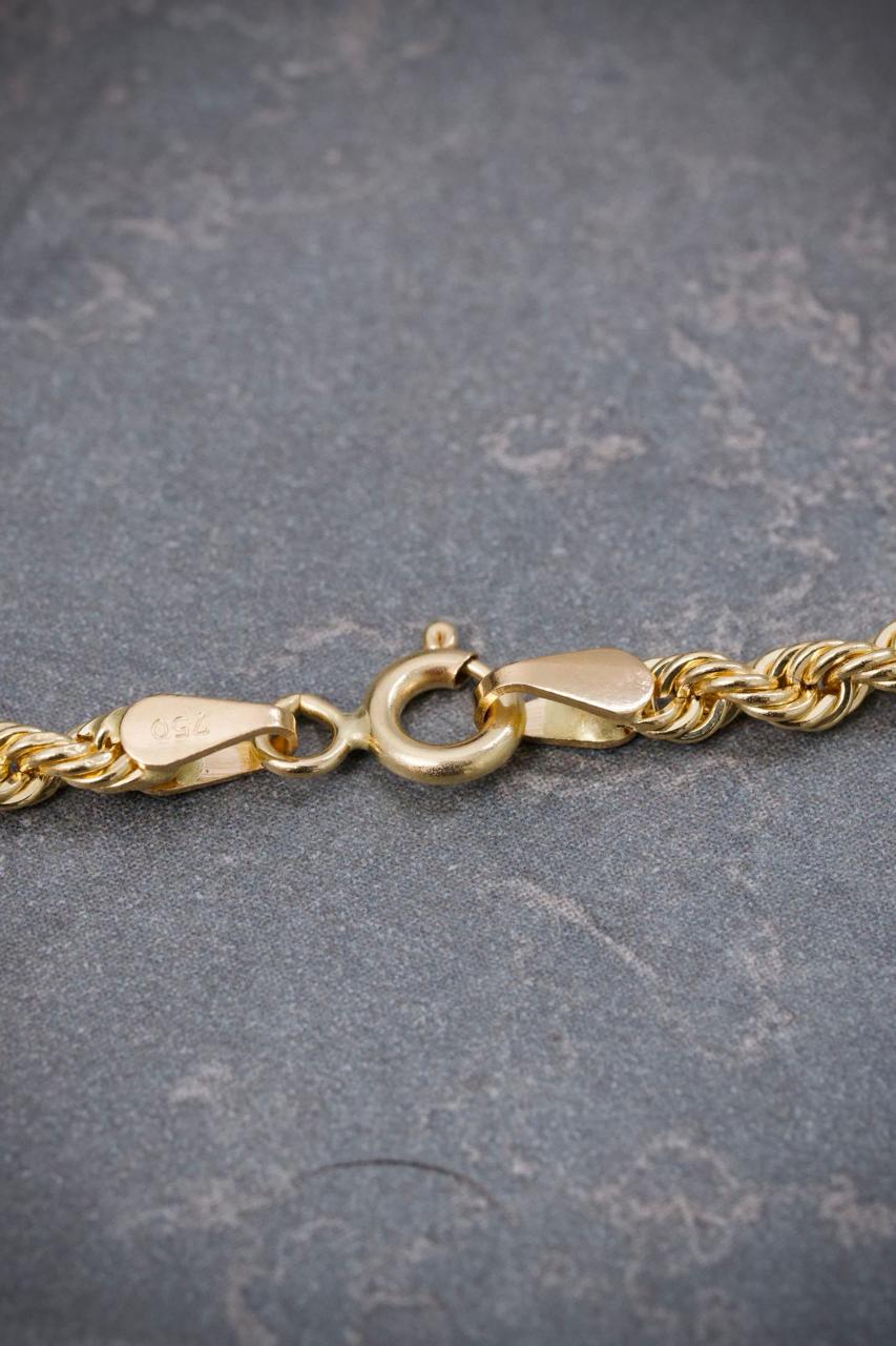 Cadena Lazo 4.5gr / 50cm / 2.7mm — Oro Amarillo
