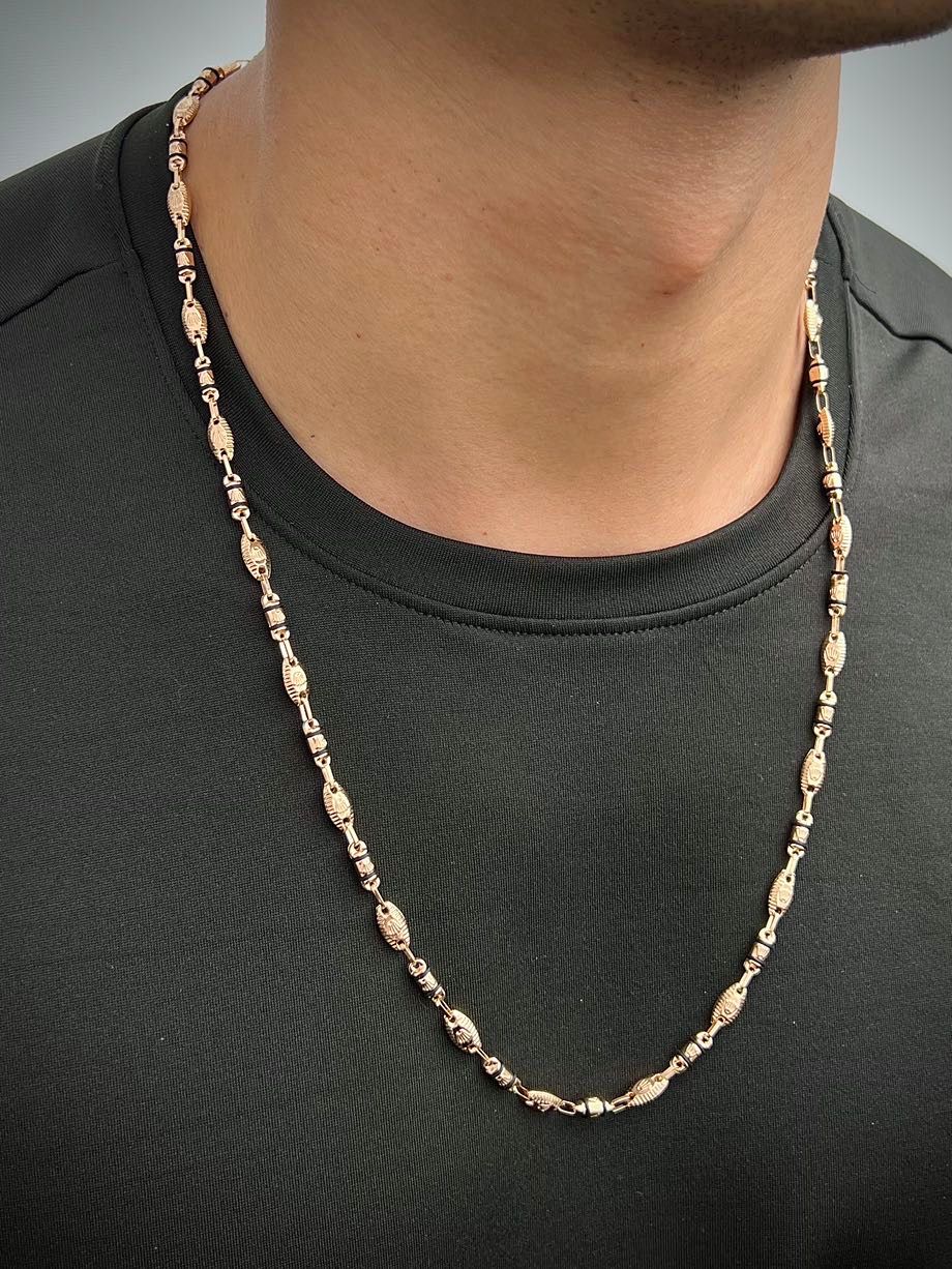 Cadena rustica rx 14.25gr / Largo 70cm / Oro Rosado (Joya) M