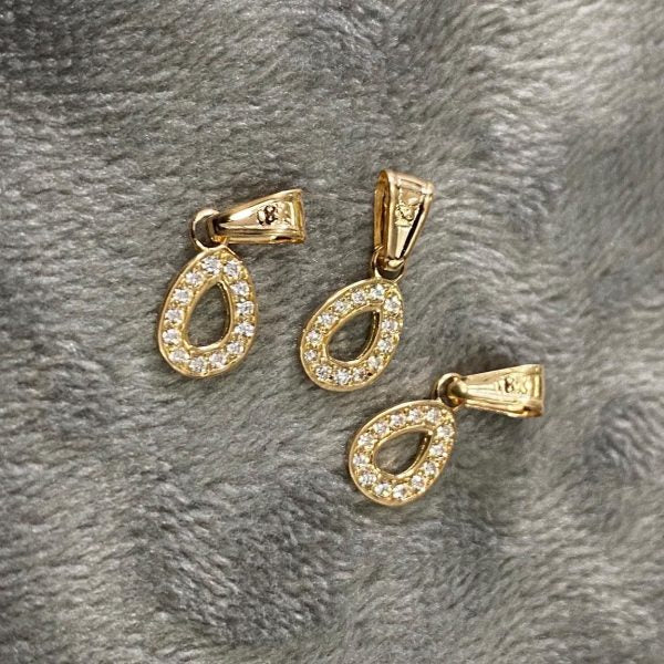 Dije de letra O 0.3gr / 1.2cm / Oro amarillo Nac B