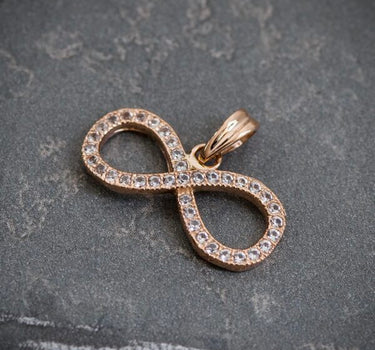 Dije infinito 1.2gr / 1.1cm / Oro Rosado Nac B