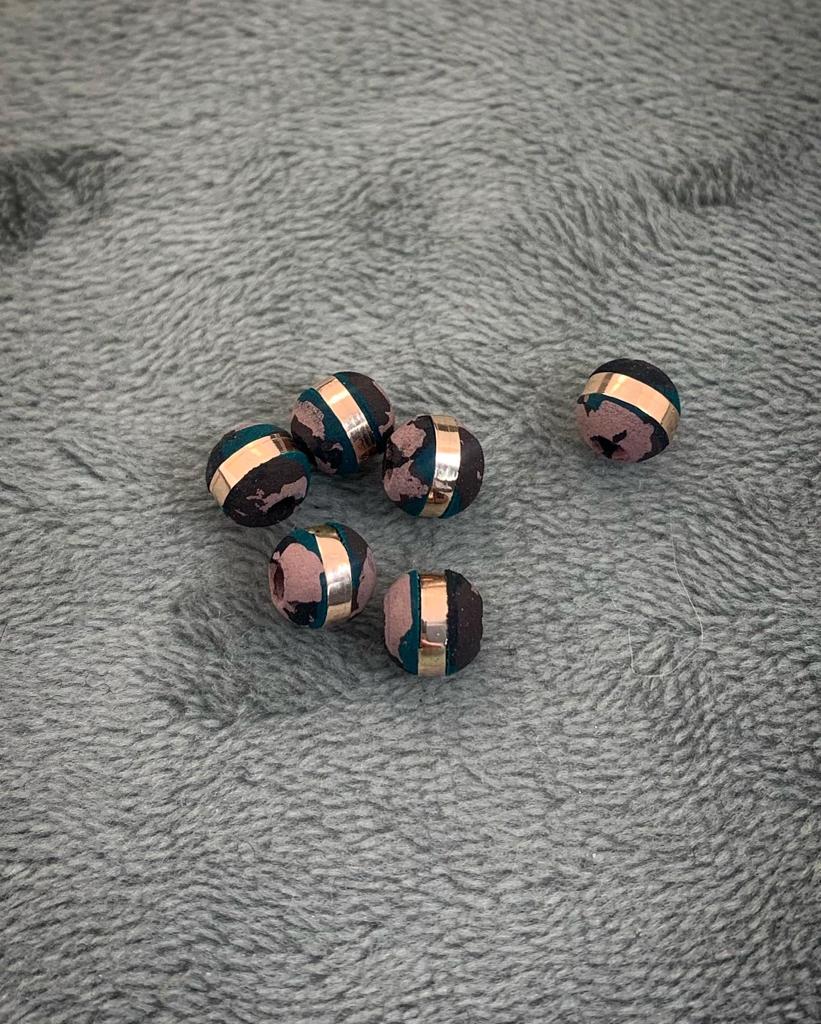 Neoro camuflado 6mm 1 raya 0.06gr / Oro Rosado Nac B