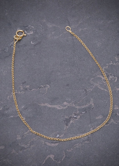 Pulso mini franco 0.65gr / Largo 18.5cm / Oro Amarillo italy +3 B