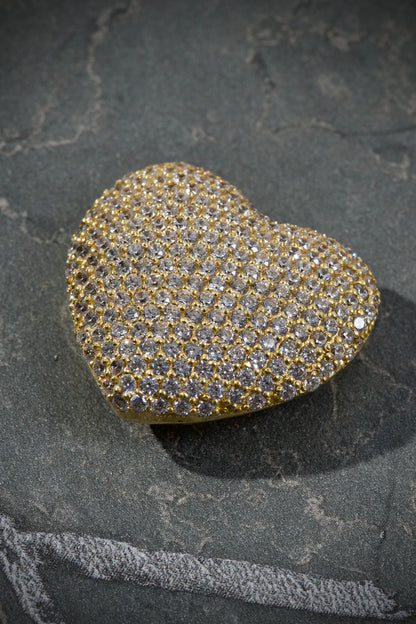 Dije de corazon 15.75gr / 2.5cm / Oro Amarillo Nac M