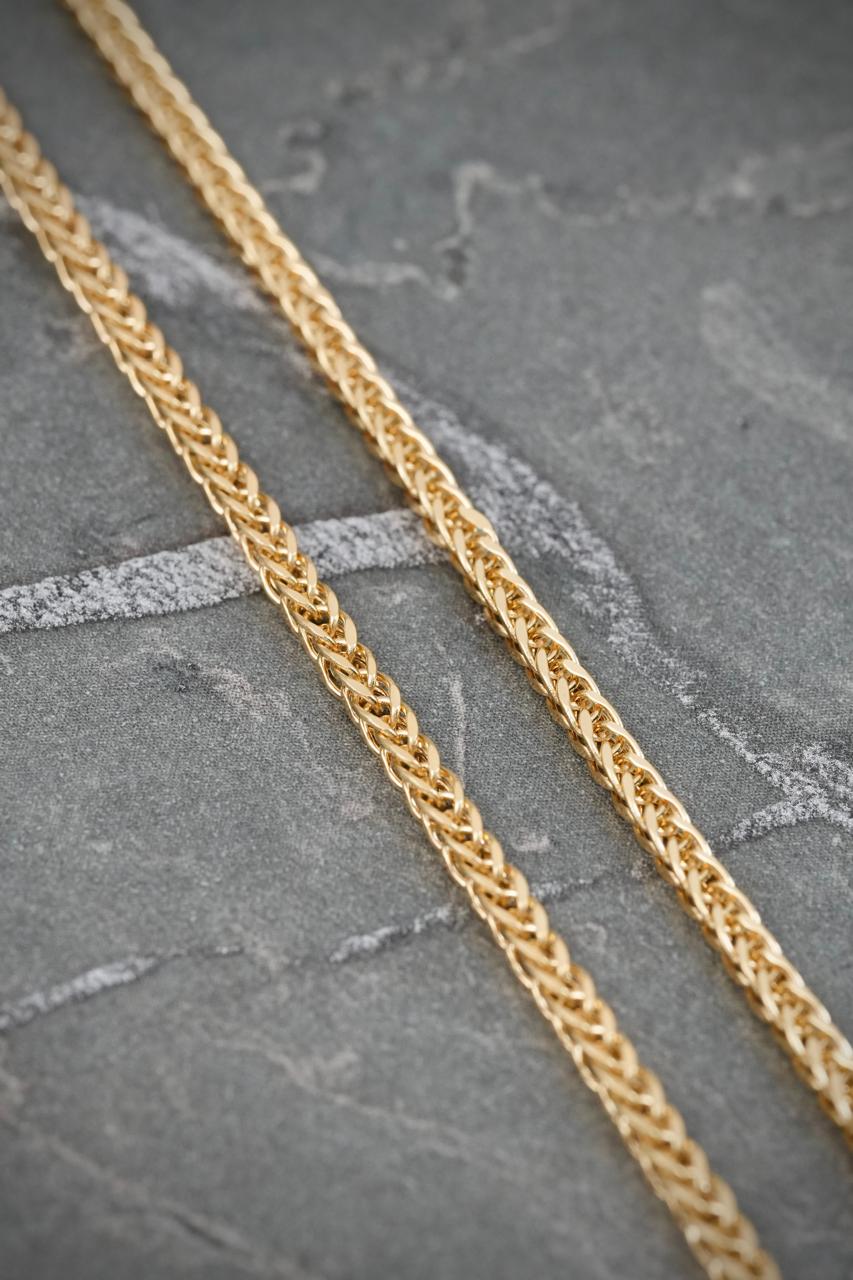 Cadena franco 4gr / Largo 50cm / Oro Amarillo italy +3 M