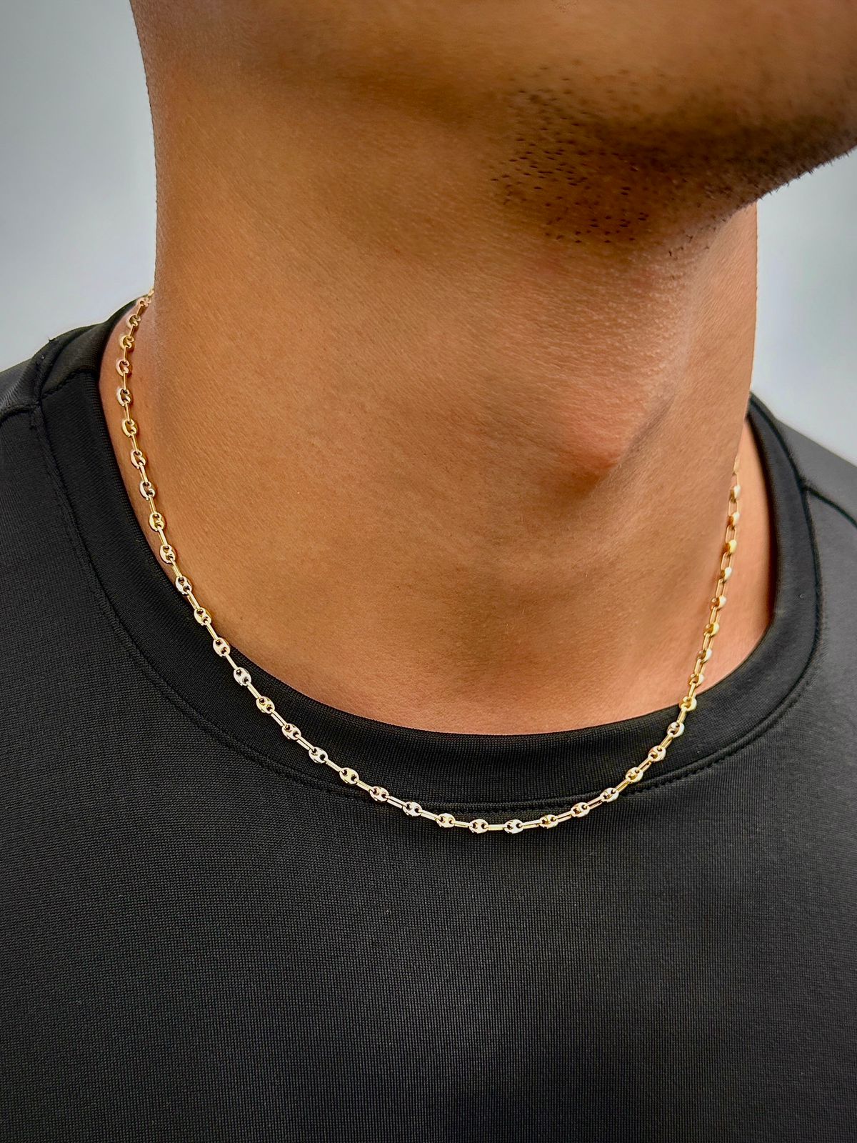 Cadena gc 5.3gr / Largo 47cm / Tres Oros (Joya) *