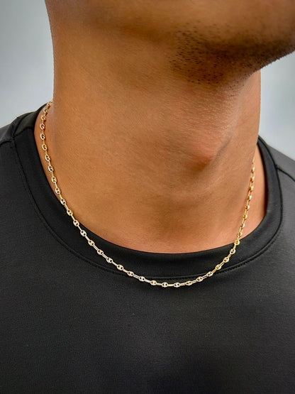 Cadena gc 5.4gr / Largo 47cm / Tres Oros (Joya) M