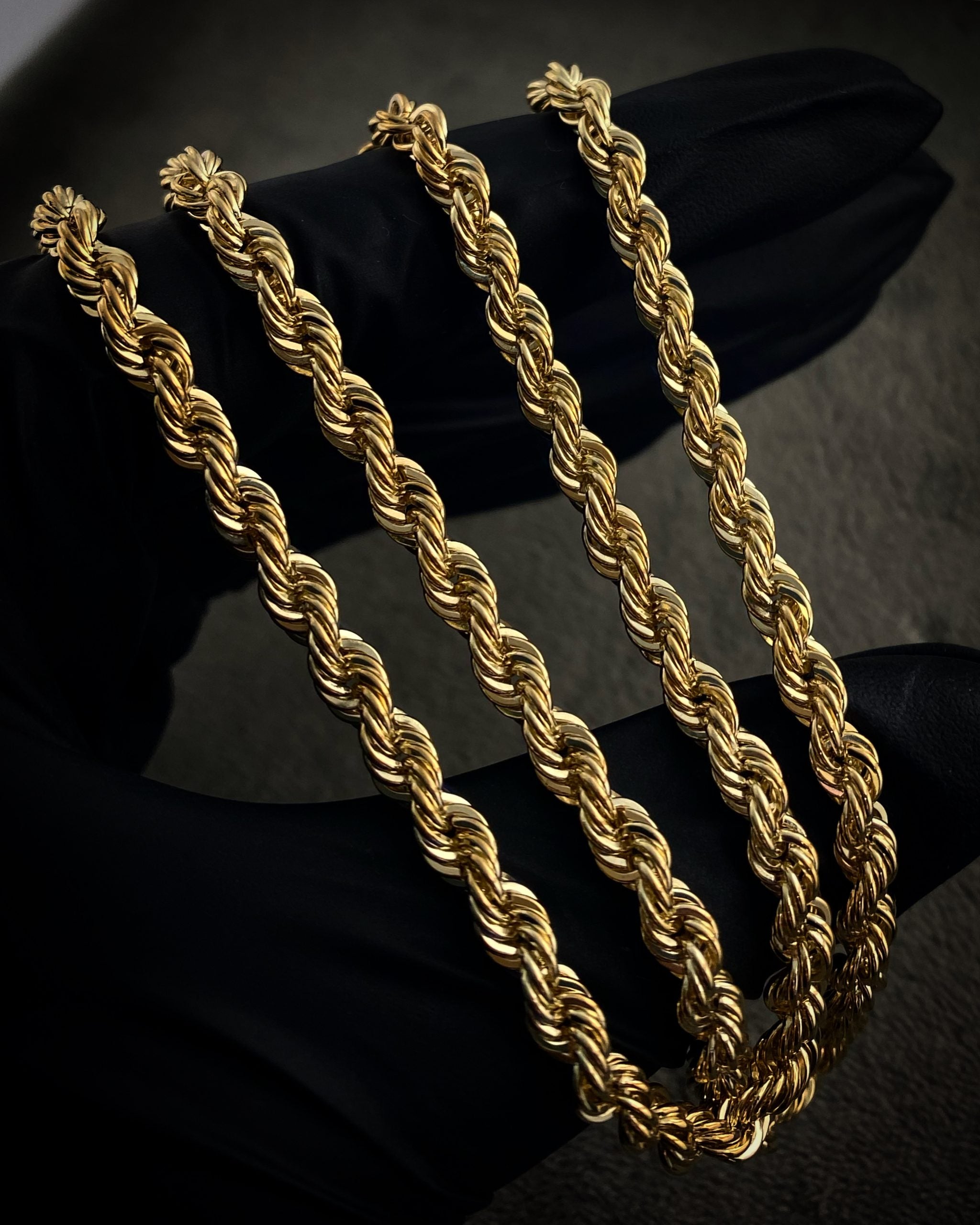 Cadena tejido lazo 35.25gr / Largo 60cm / Oro Amarillo de 14k /  M