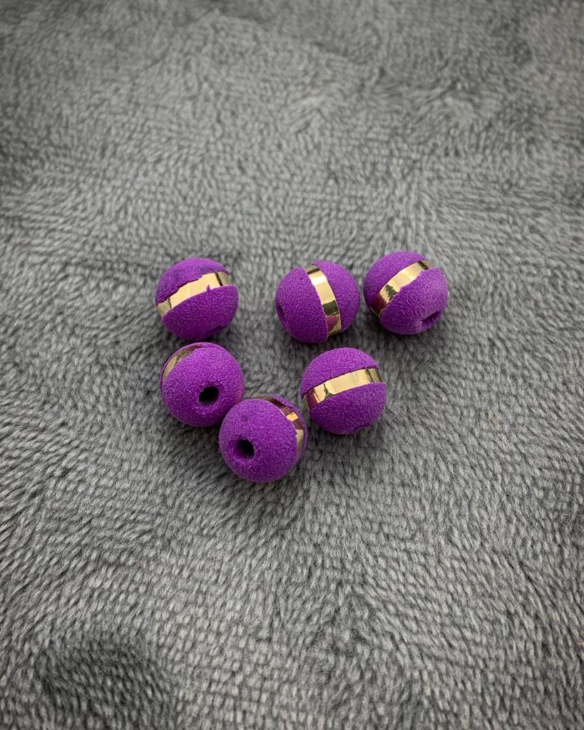 Neoros morados 8mm 1 raya Oro Amarillo (Joya) B
