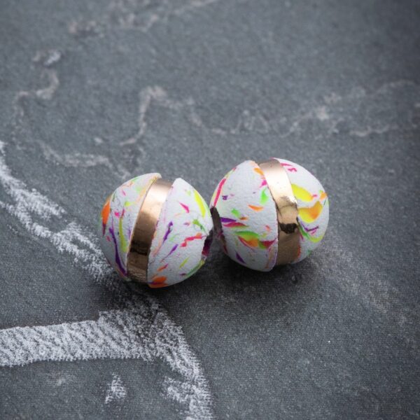 Neoros multicolor 8mm 1 raya Oro Rosado (Joya) B