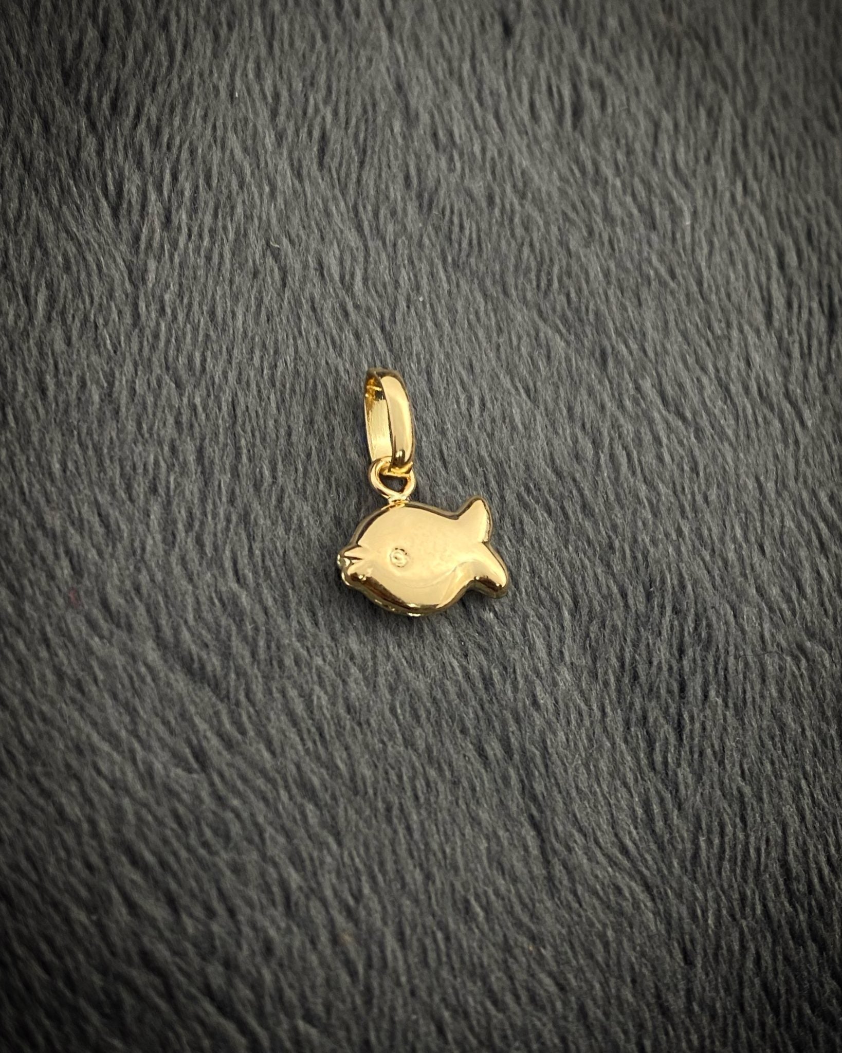 Dije de pez  Liso 0.35gr / Oro Amarillo Nac B