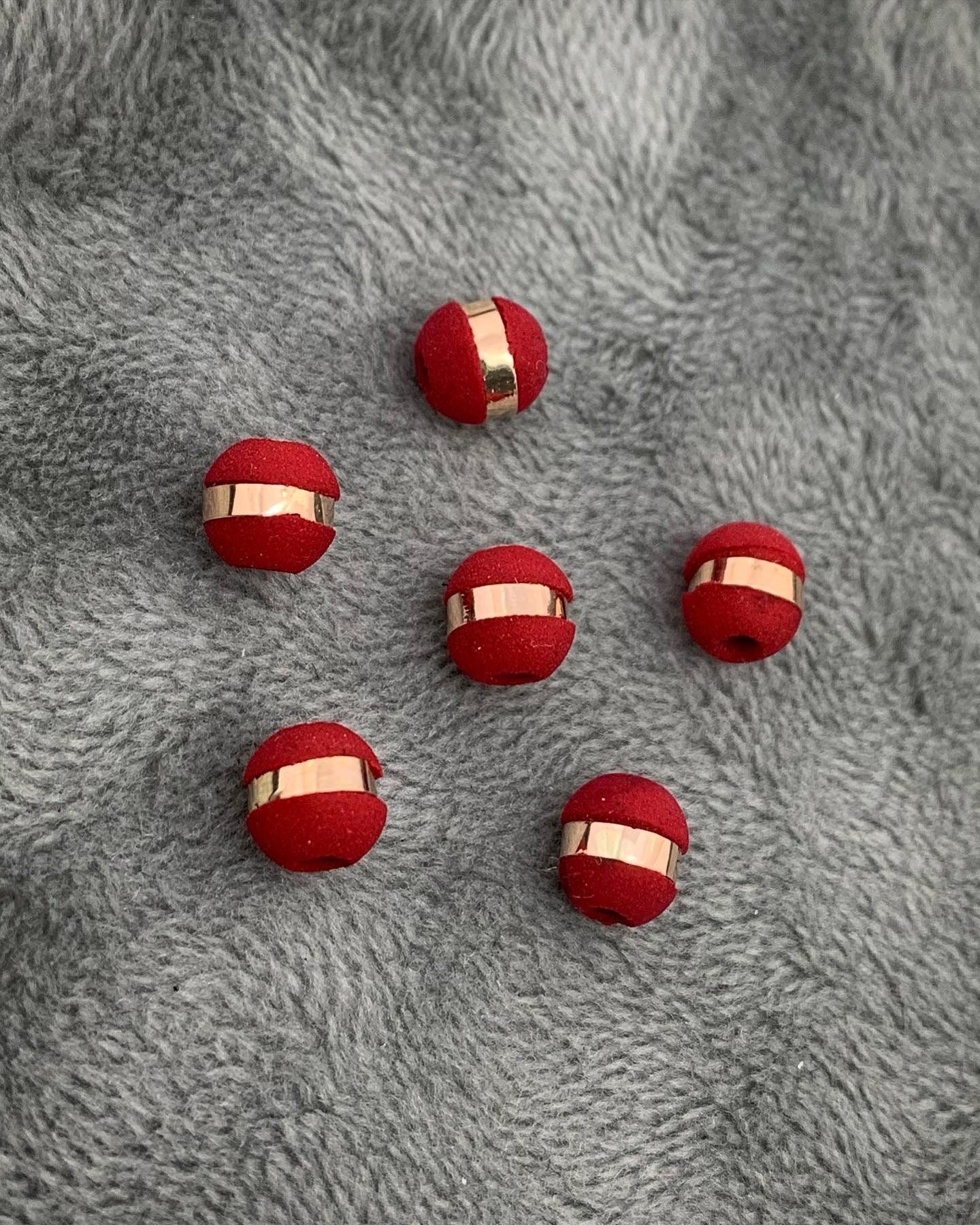 Neoro rojo 6mm 1 raya 0.06gr / Oro Rosado Nac B