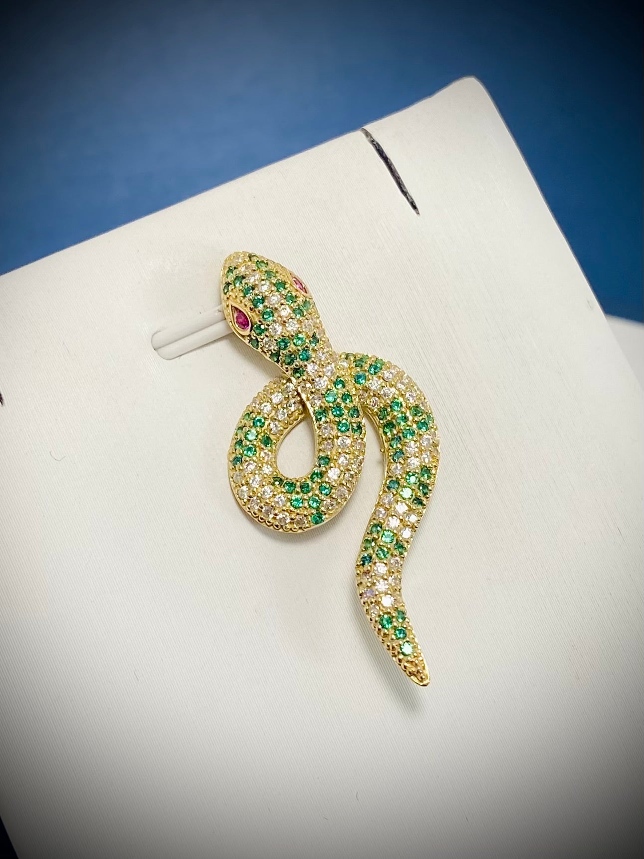 Dije de serpiente 4gr / 3.5cm / Oro Amarillo Nac B